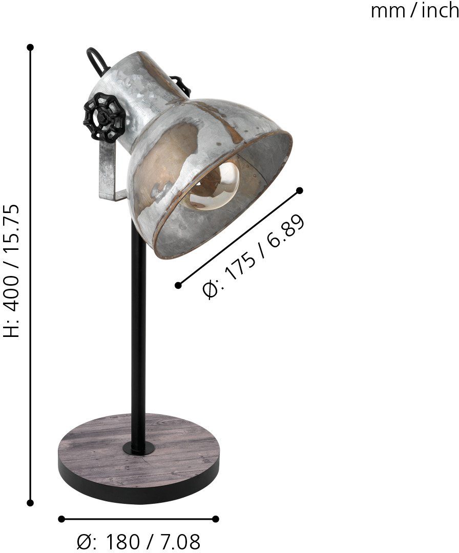EGLO Tischleuchte ohne BARNSTAPLE, Leuchtmittel