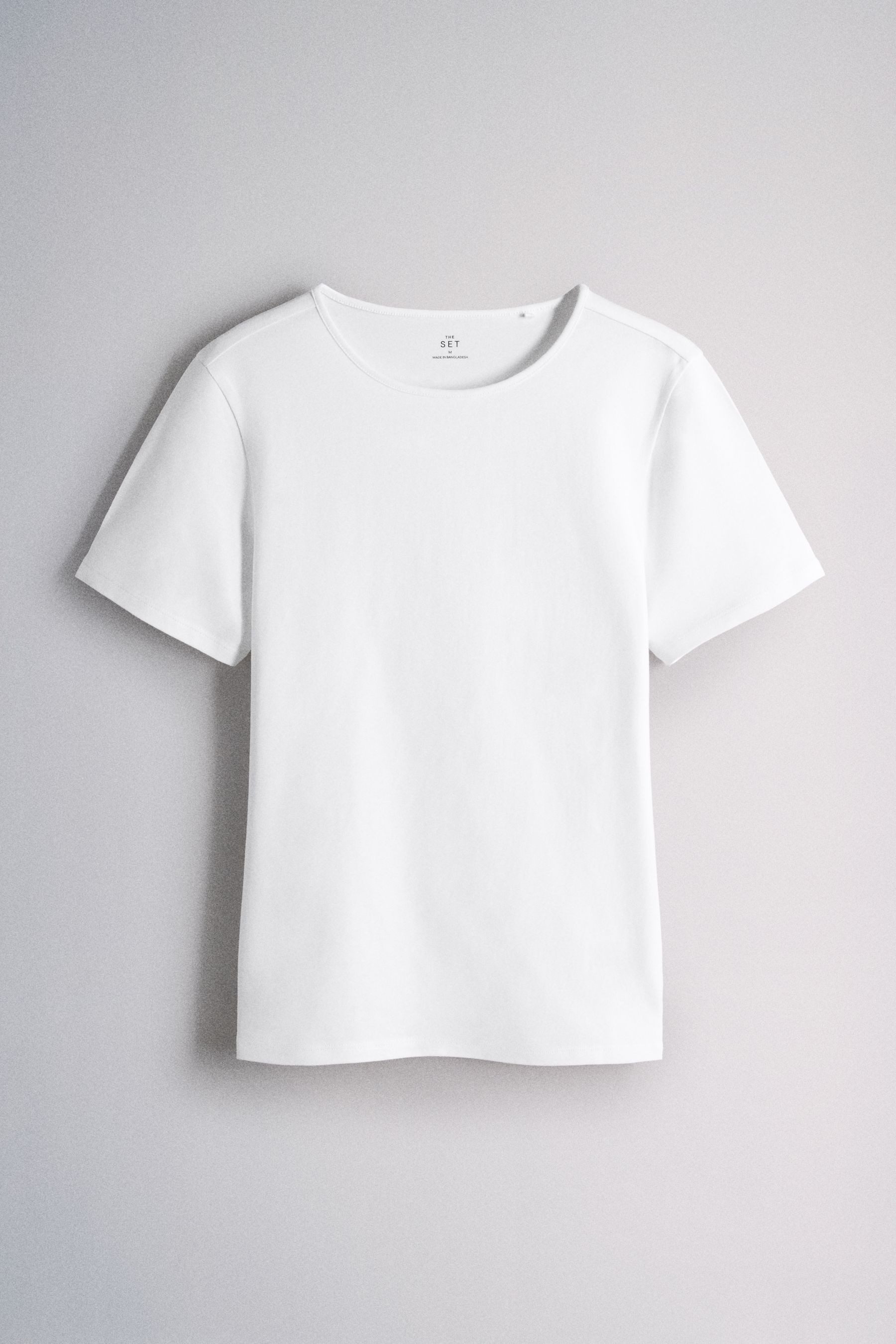 The Set T-Shirt The Set kurzärmelige, körpernahe T-Shirts mit (5-tlg)