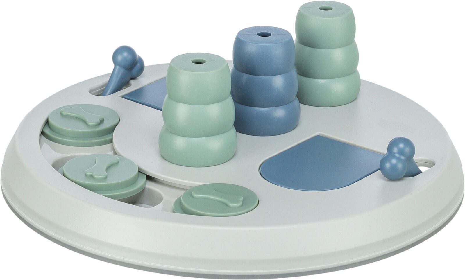 TRIXIE Tier-Intelligenzspielzeug Flip Board XXL Strategiespiel - diverse - ø 28 cm, Kunststoff