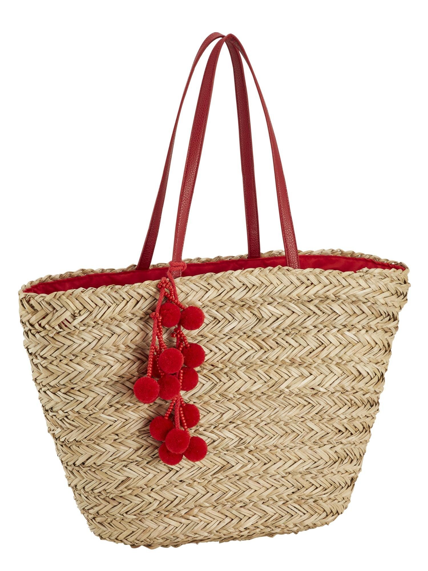 Loevenich Korbtasche mit Anhänger