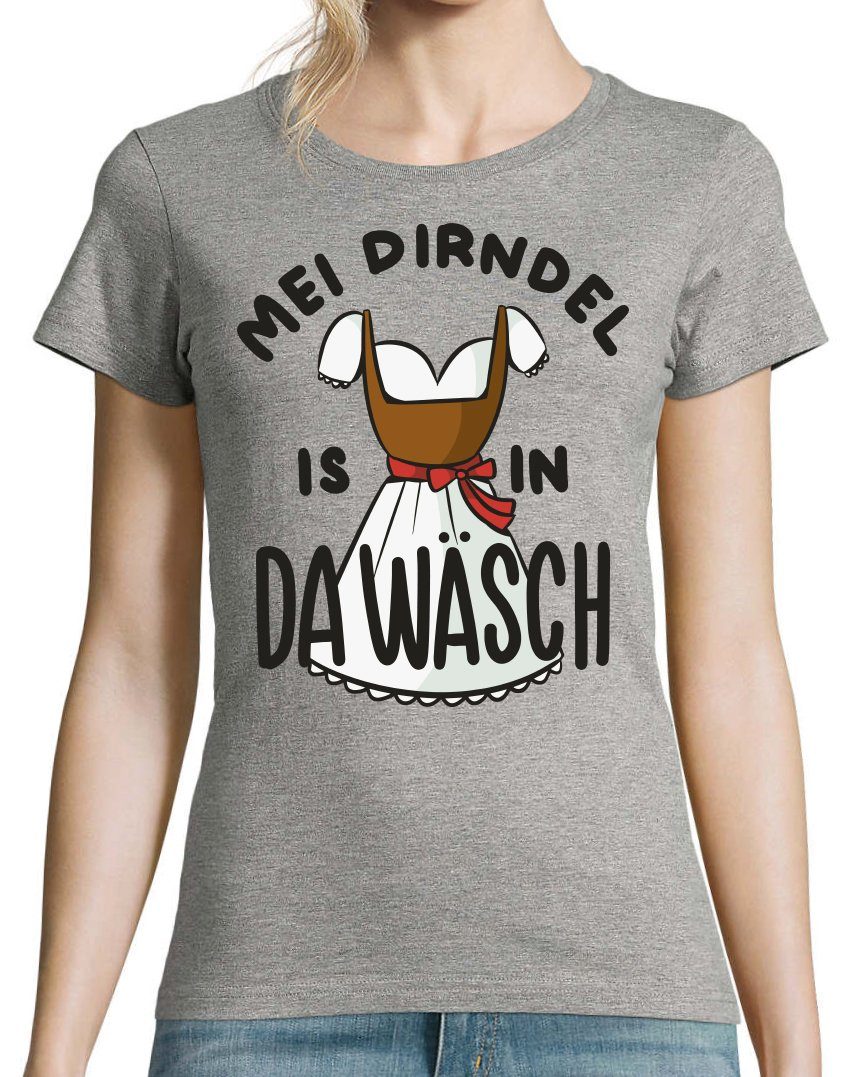 Youth Designz Print-Shirt MEI DIRNDEL IS IN DA WÄSCH Damen T-Shirt mit Fun- günstig online kaufen