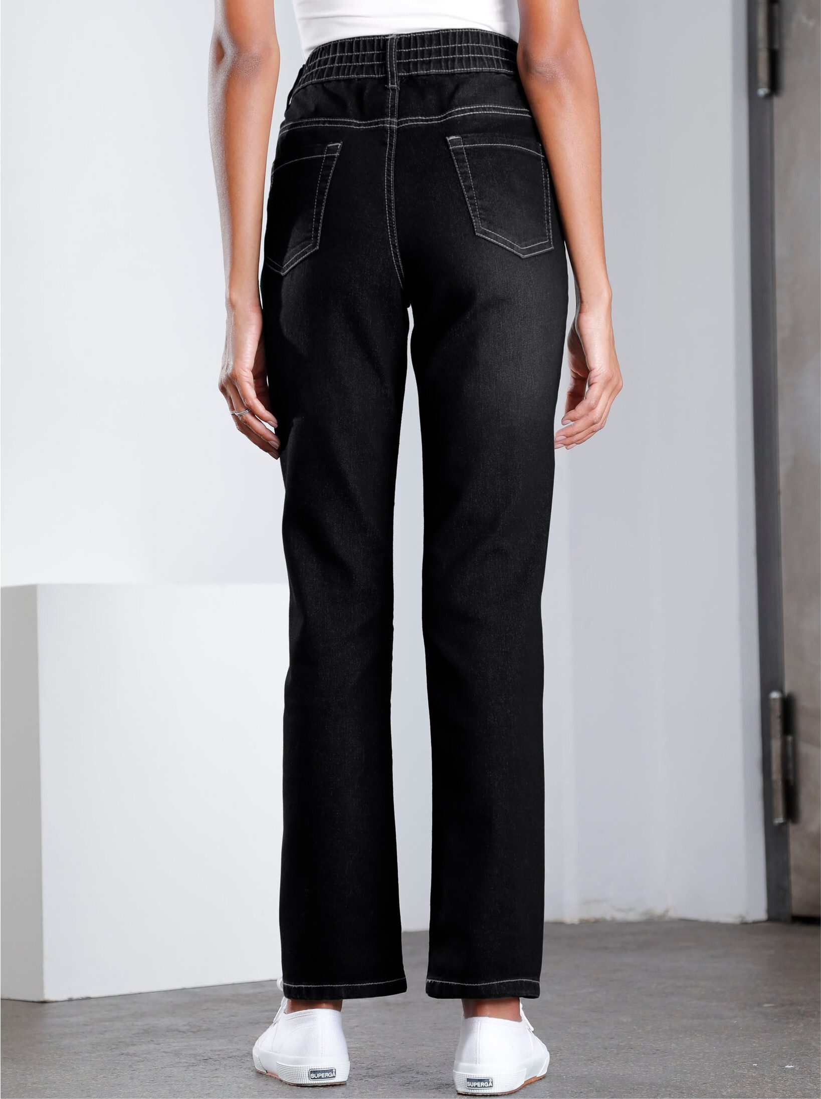 Sieh an! Bequeme Jeans Jeans komfortabel