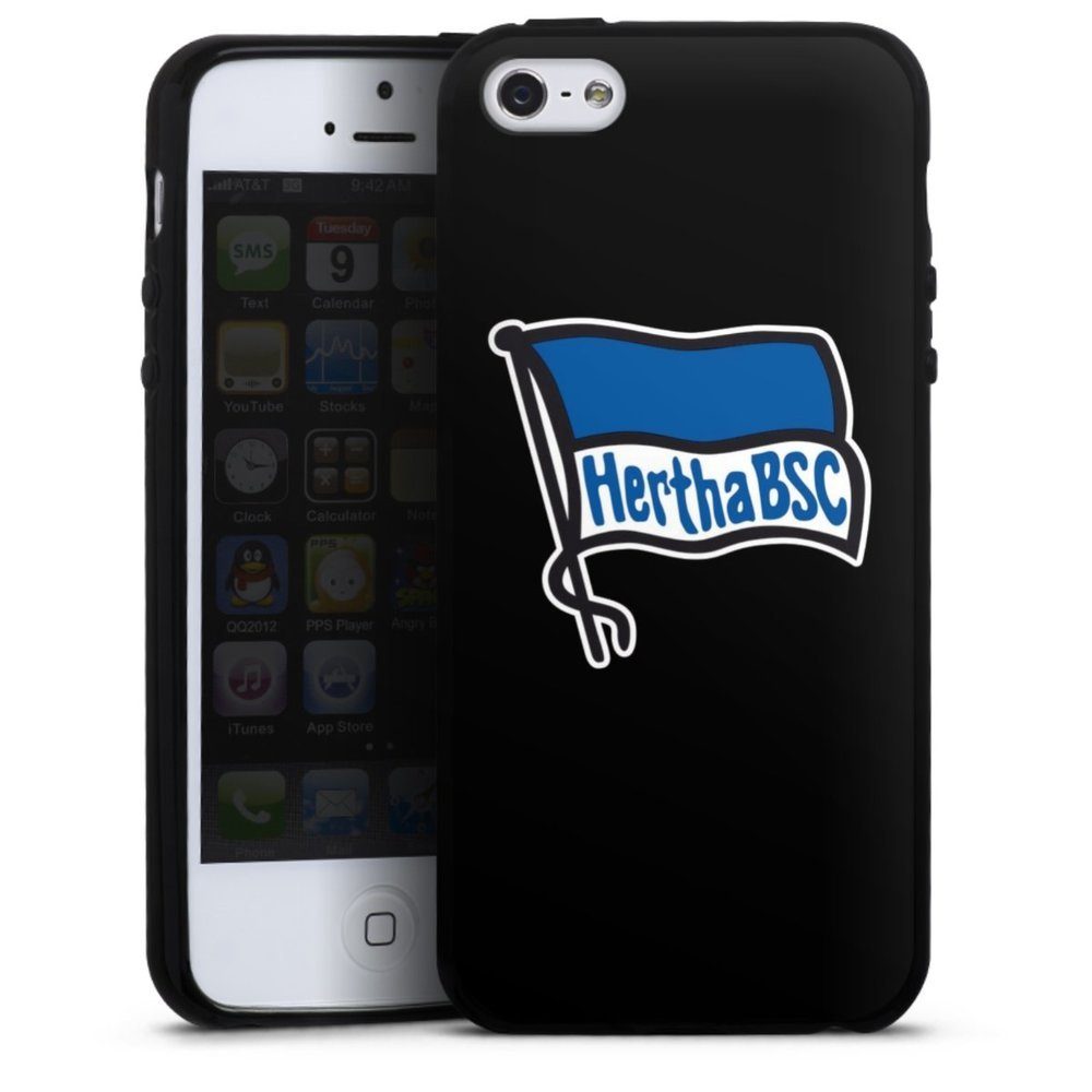 DeinDesign Handyhülle Hertha BSC schwarz, Hülle Hertha BSC Fußball Offizielles Lizenzprodukt