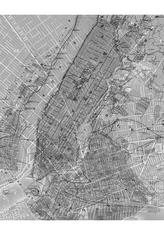 KOMAR Обои »Pure NYC Map« Stadt