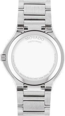 MOVADO Schweizer Uhr SE., 0607635, Quarzuhr, Armbanduhr, Damenuhr, Swiss Made, Datum, bicolor