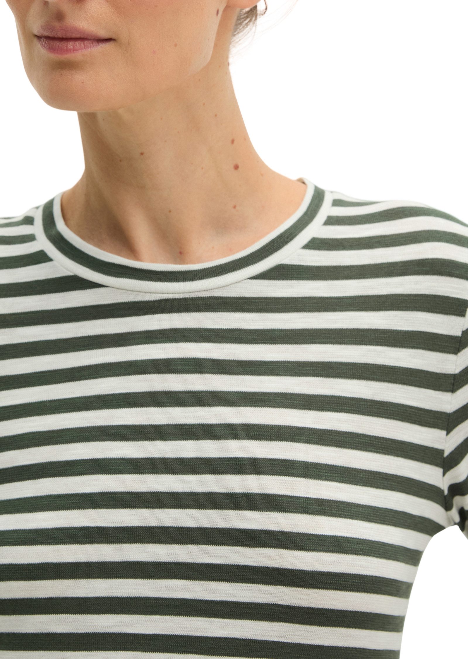 Marc O'Polo Langarmshirt aus weichem Slub-Jersey – Bild 4 von 5