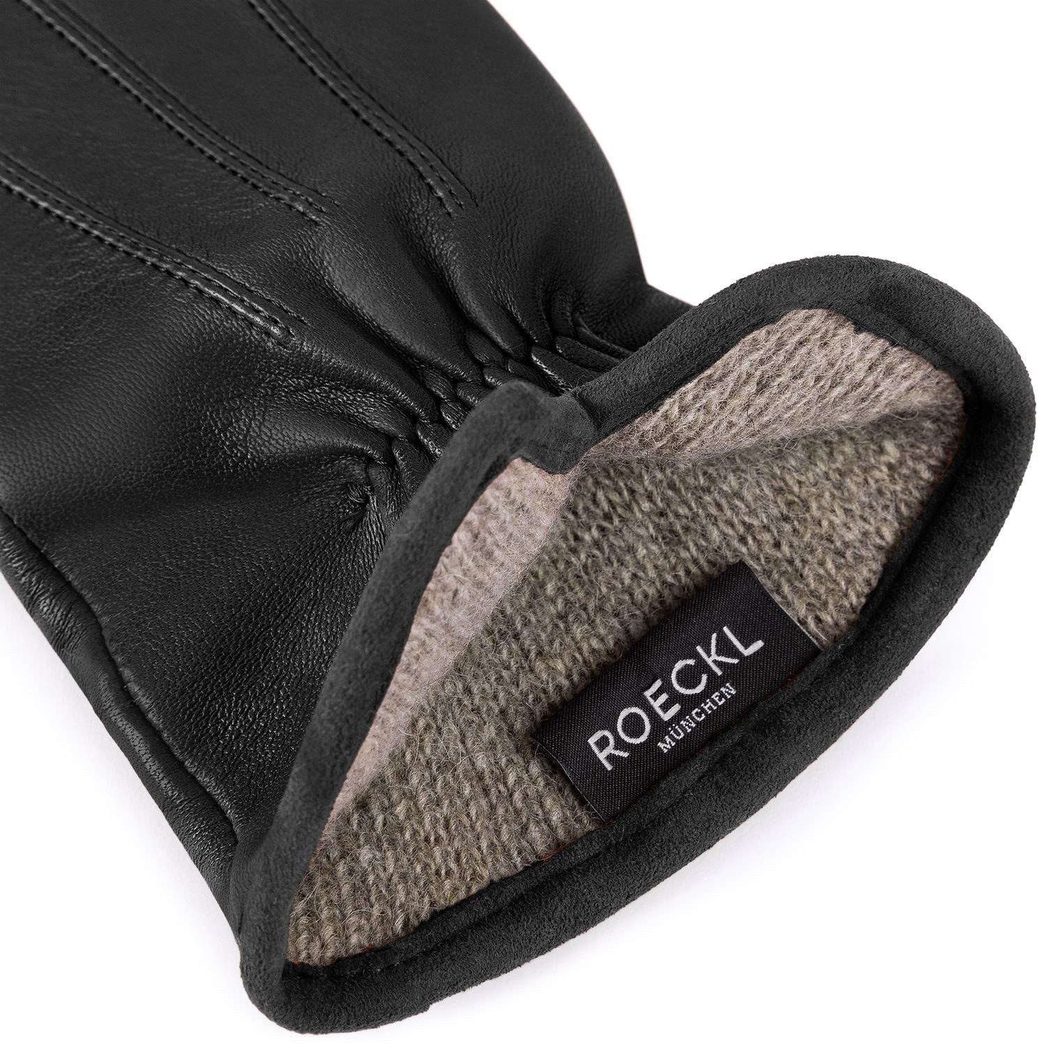 Roeckl Lederhandschuhe Roeckl hochwertige Damen Lederhandschuhe mit Cashmere