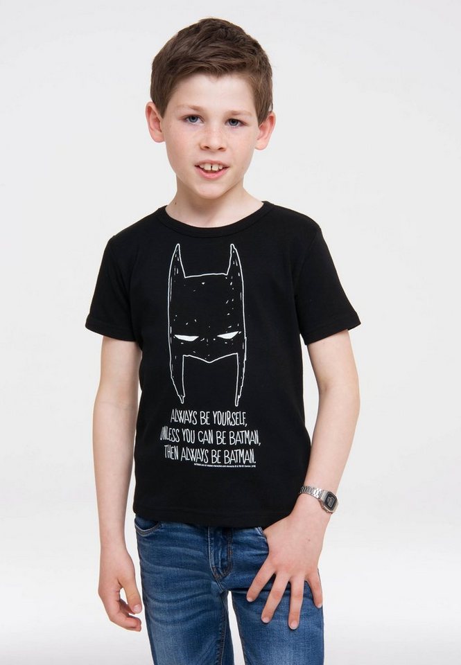 Batman-Print - - Yourself coolem mit Batman T-Shirt LOGOSHIRT Always Be DC