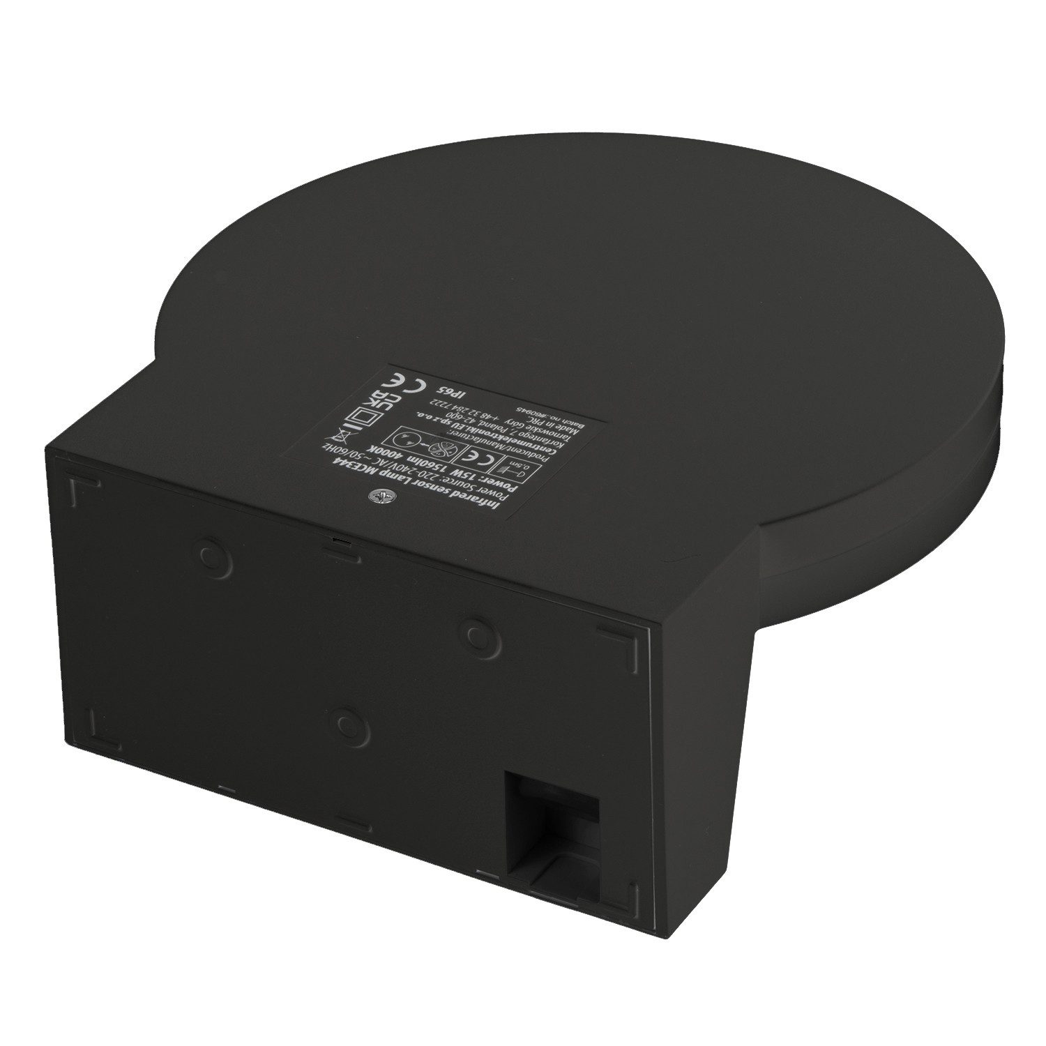 Maclean Außen-Wandleuchte MCE344 mit Bewegungsmelder 15W 1560lm IP65, LED fest integriert, neutralweiß, Dämmerungssensor 4000K Neutralweiß Wandlampe Garten Gara – Bild 3 von 5