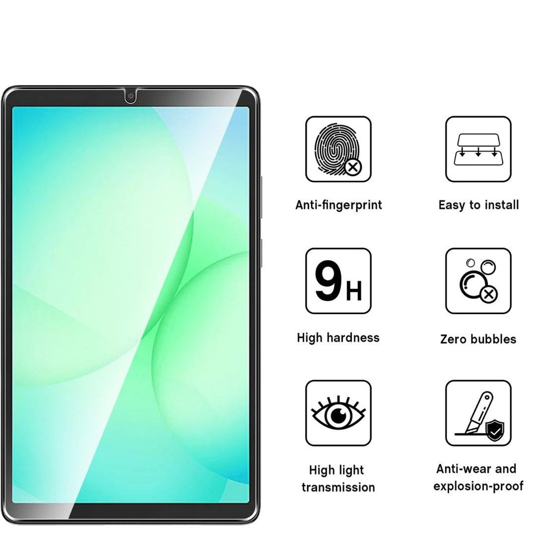 SmartUP Displayschutzglas 2X Schutzglas für Samsung Galaxy Tab A11 Panzerfolie Display Full 9H für Samsung Galaxy Tab A11 – Bild 2 von 5