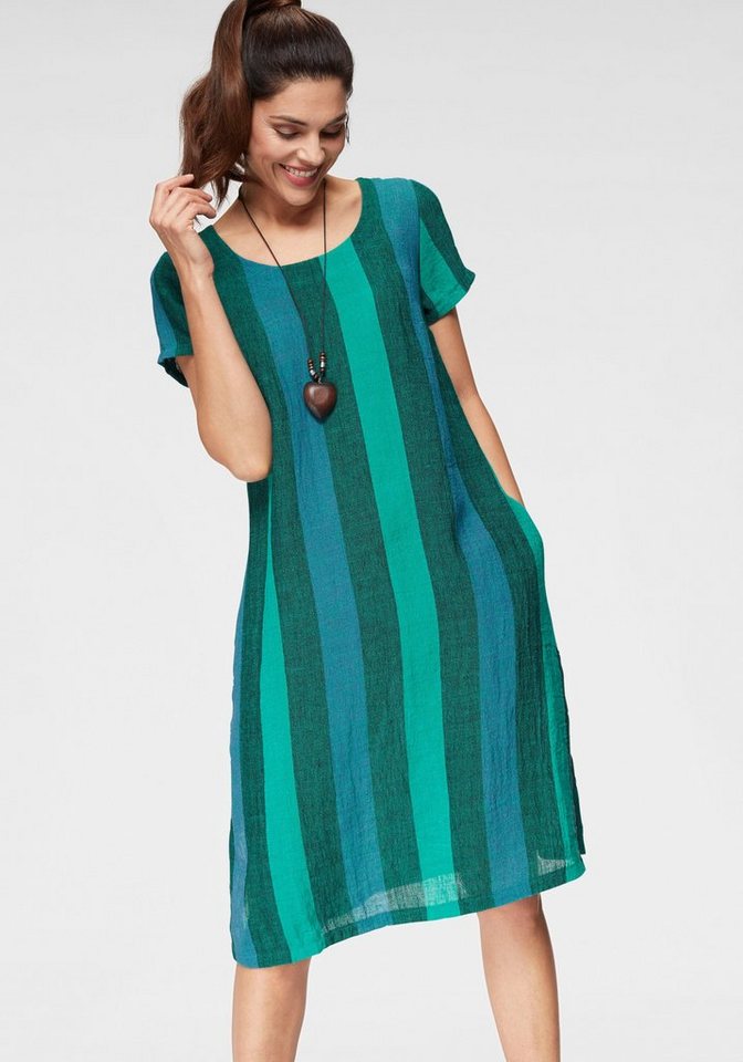 SAMMER Berlin Sommerkleid aus Leinen mit breiten Streifen online kaufen OTTO