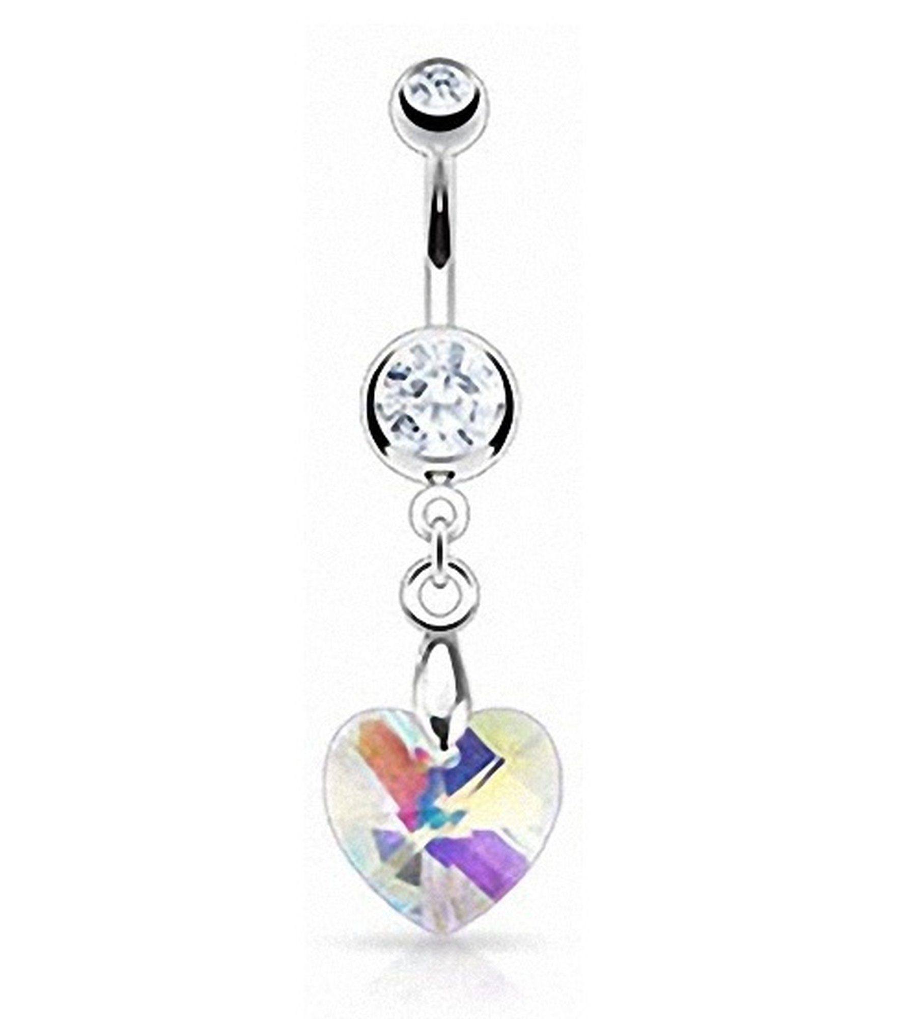 Taffstyle Bauchnabelpiercing Bauch Piercing Chirurgenstahl Kristall günstig online kaufen