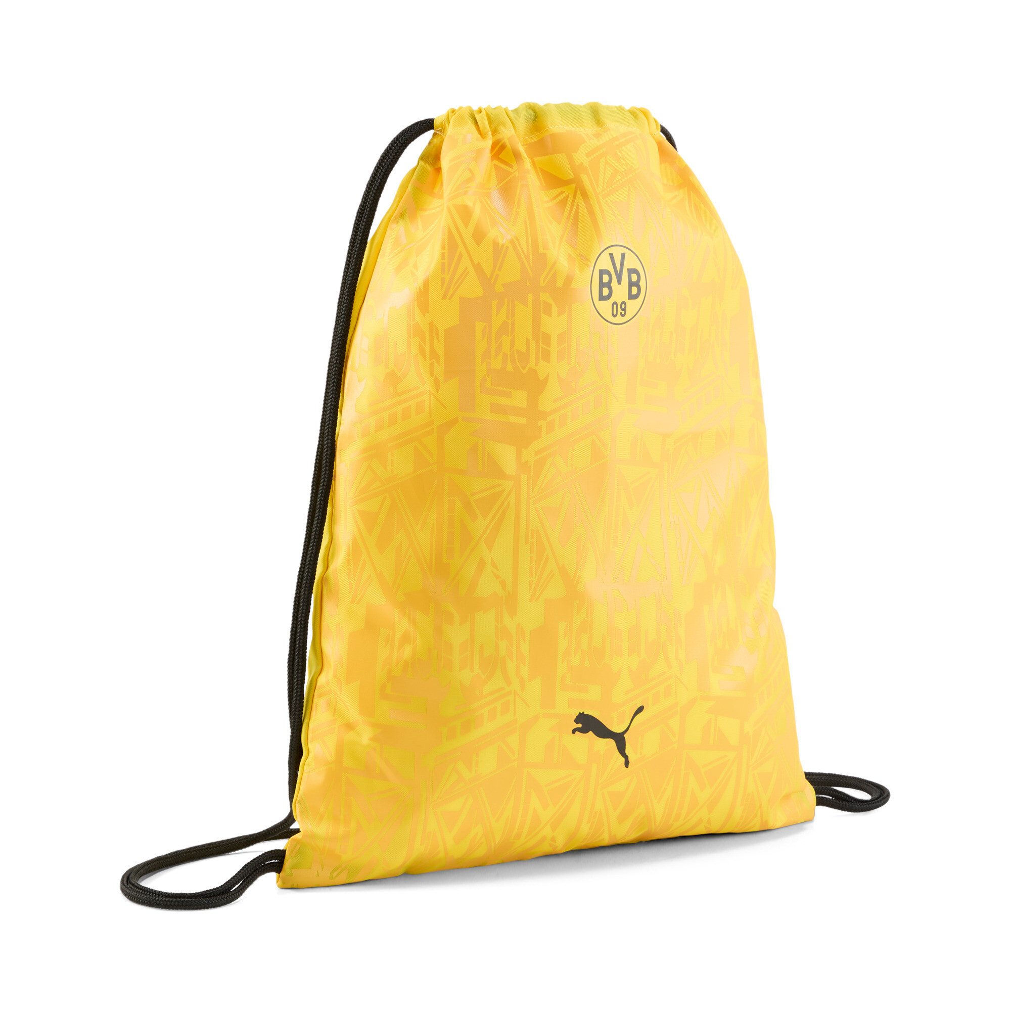 PUMA Sporttasche BVB ESS GYM SACK, mehrfarbiges Design, aus Polyester, für Erwachsene