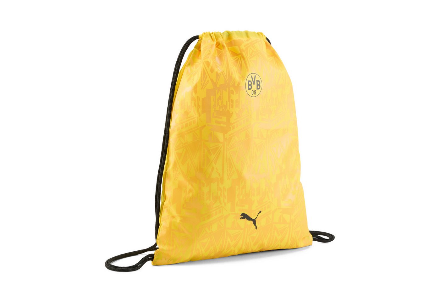PUMA Sporttasche BVB ESS GYM SACK, mehrfarbiges Design, aus Polyester, für Erwachsene