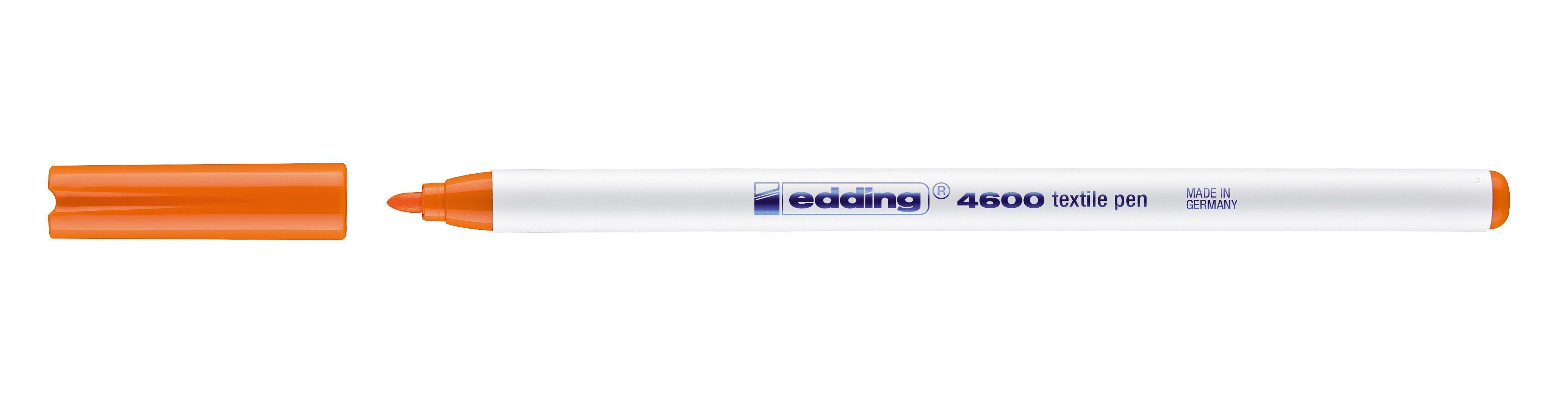 edding Isolierband 4600 Textilpen - Rundspitze, 1 mm, orange | Isolierbänder