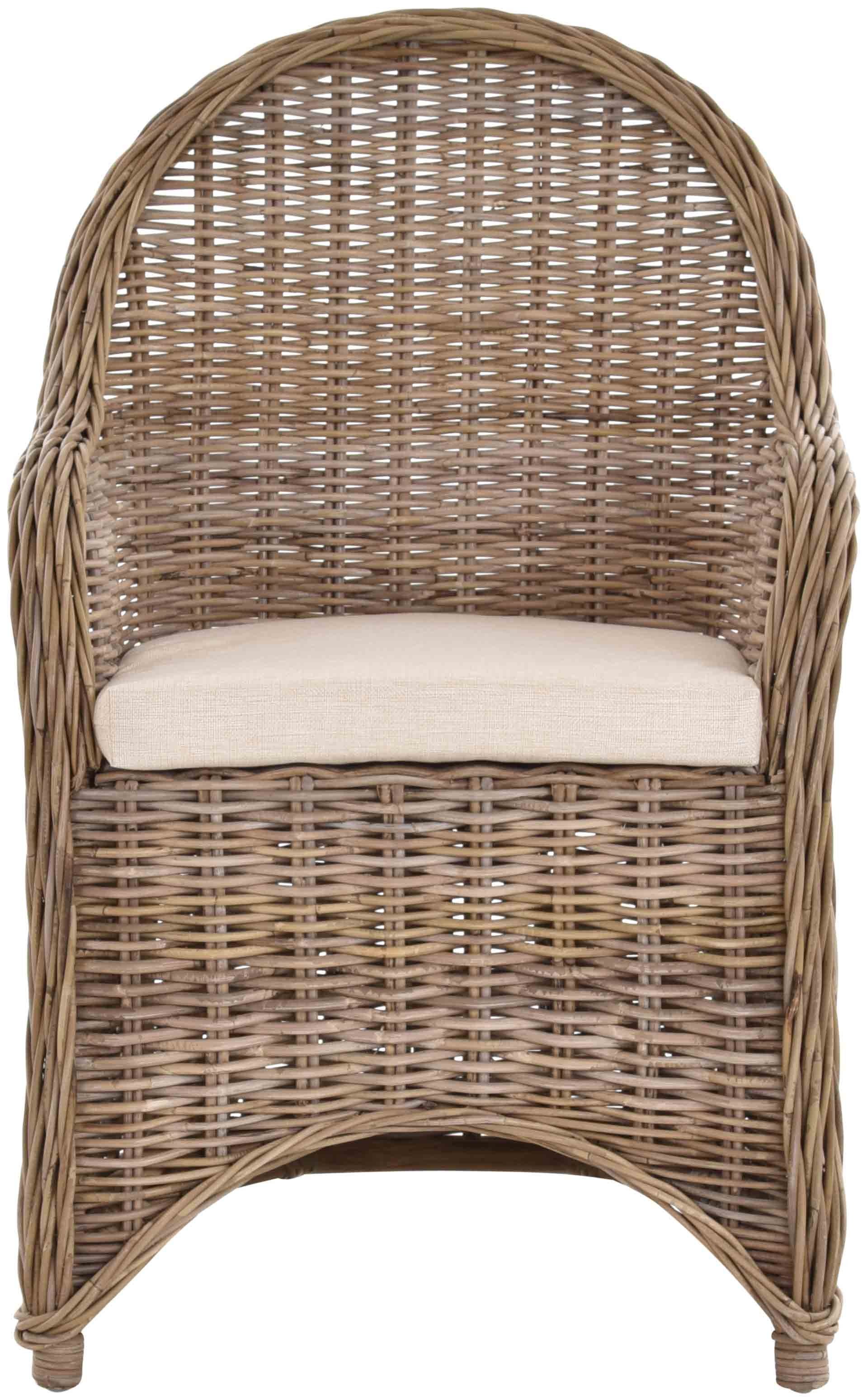 Krines Home Esszimmersessel Rattansessel Esszimmerstuhl mit Armlehne Korbse günstig online kaufen