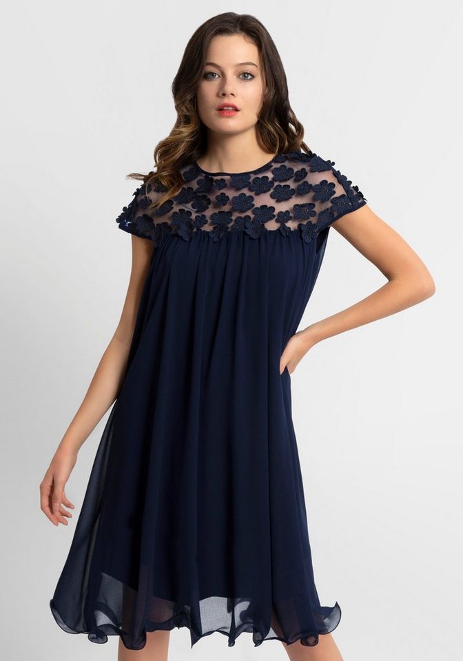 Apart Chiffonkleid Apart Chiffonkleid