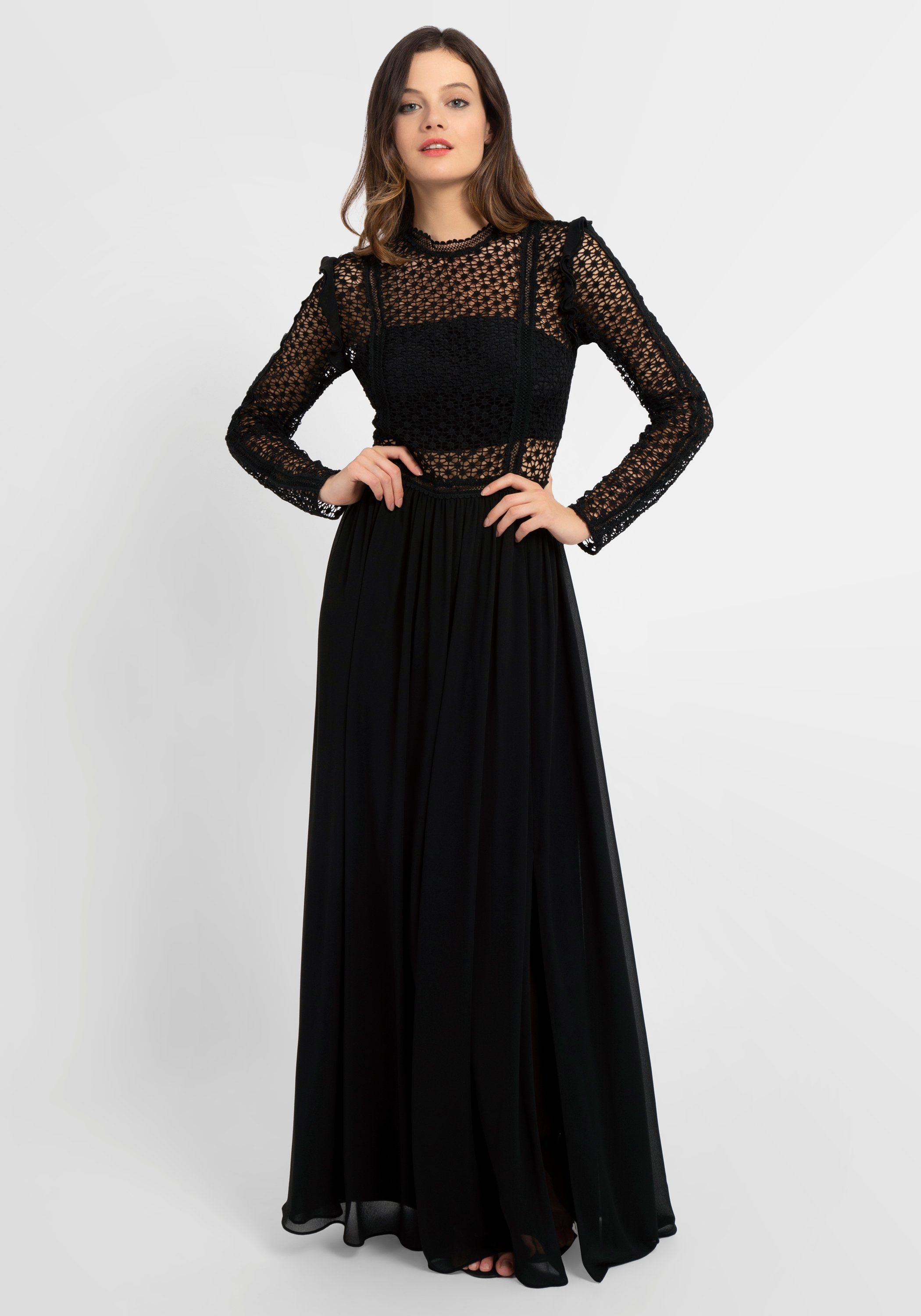 Apart Abendkleid, Oberteil aus Spitze und mit BandeauEinsatz online