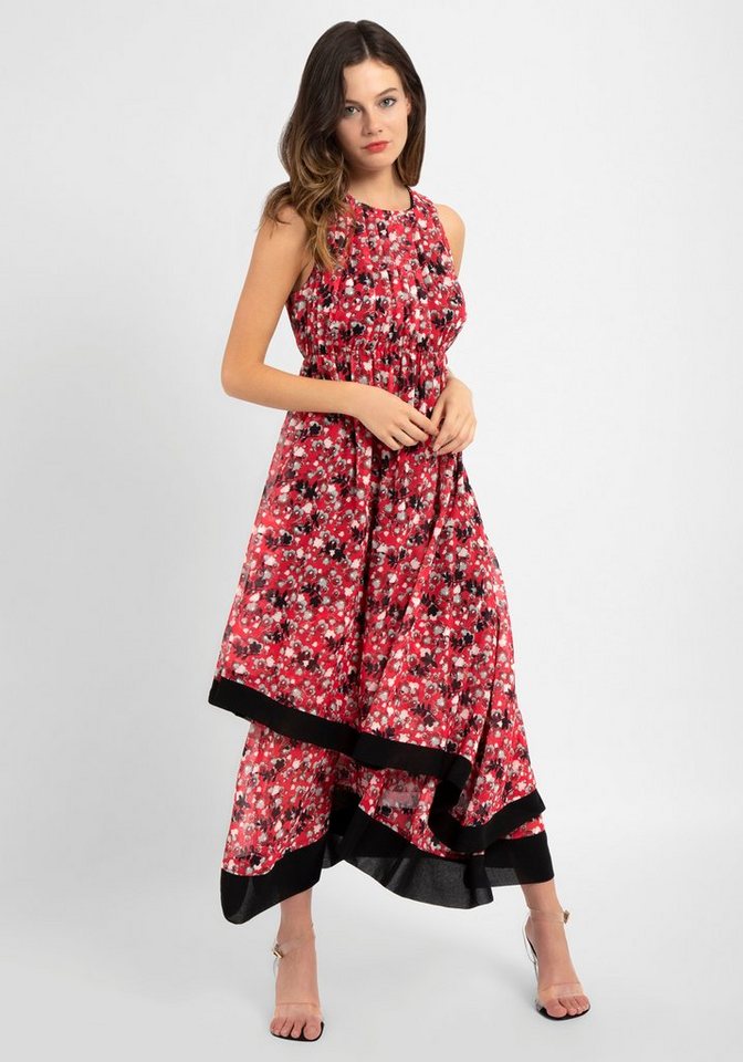 Apart Chiffonkleid Apart Chiffonkleid