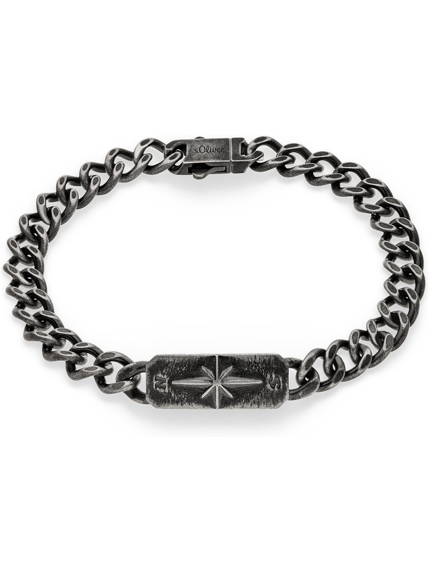 s.Oliver Armband S.Oliver Herren-Armband Edelstahl