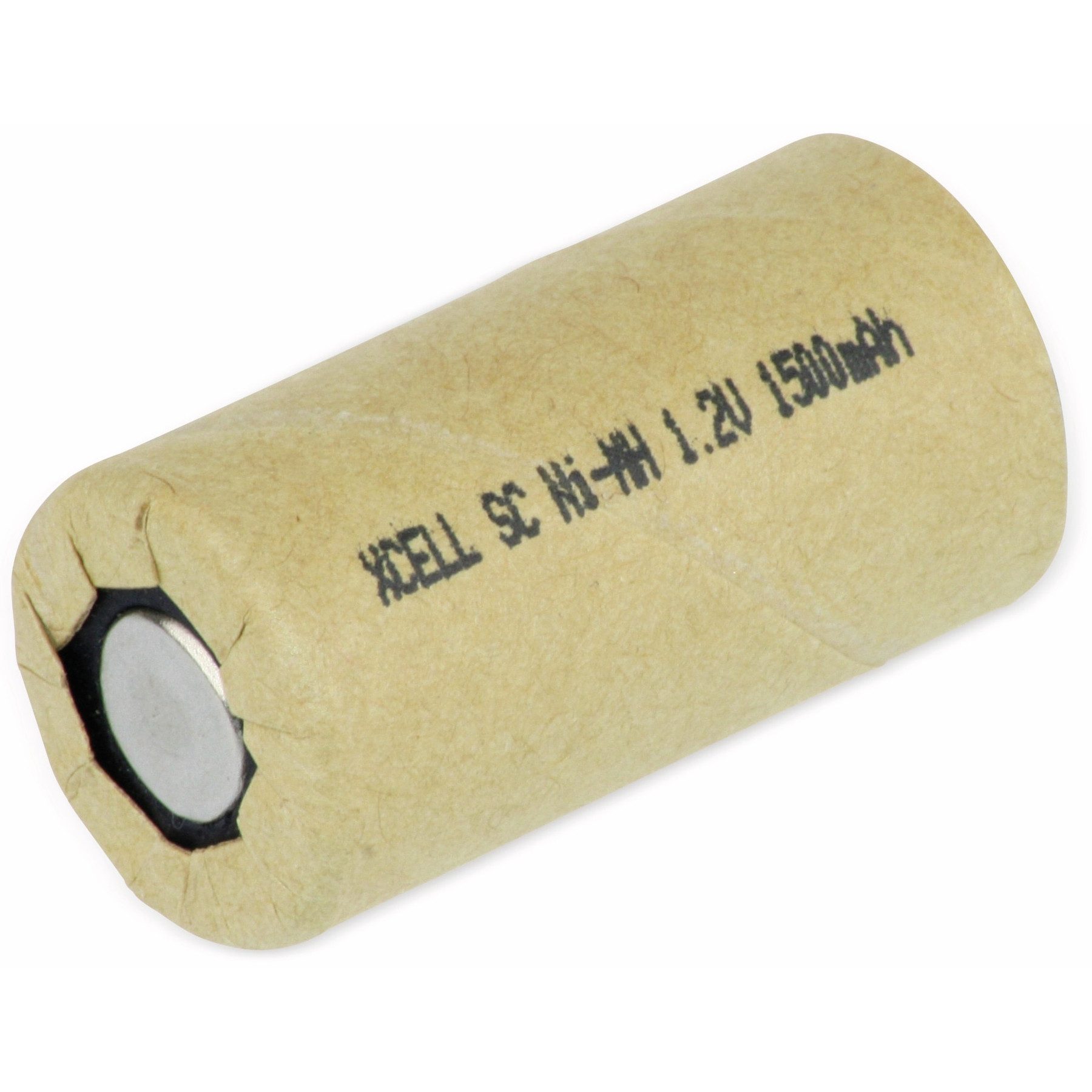 XCell XCELL NiMH-Sub-C-Zelle-Akku 1,2V-/1500mAh, Pappmantel 41,5x22,2 mm Akku