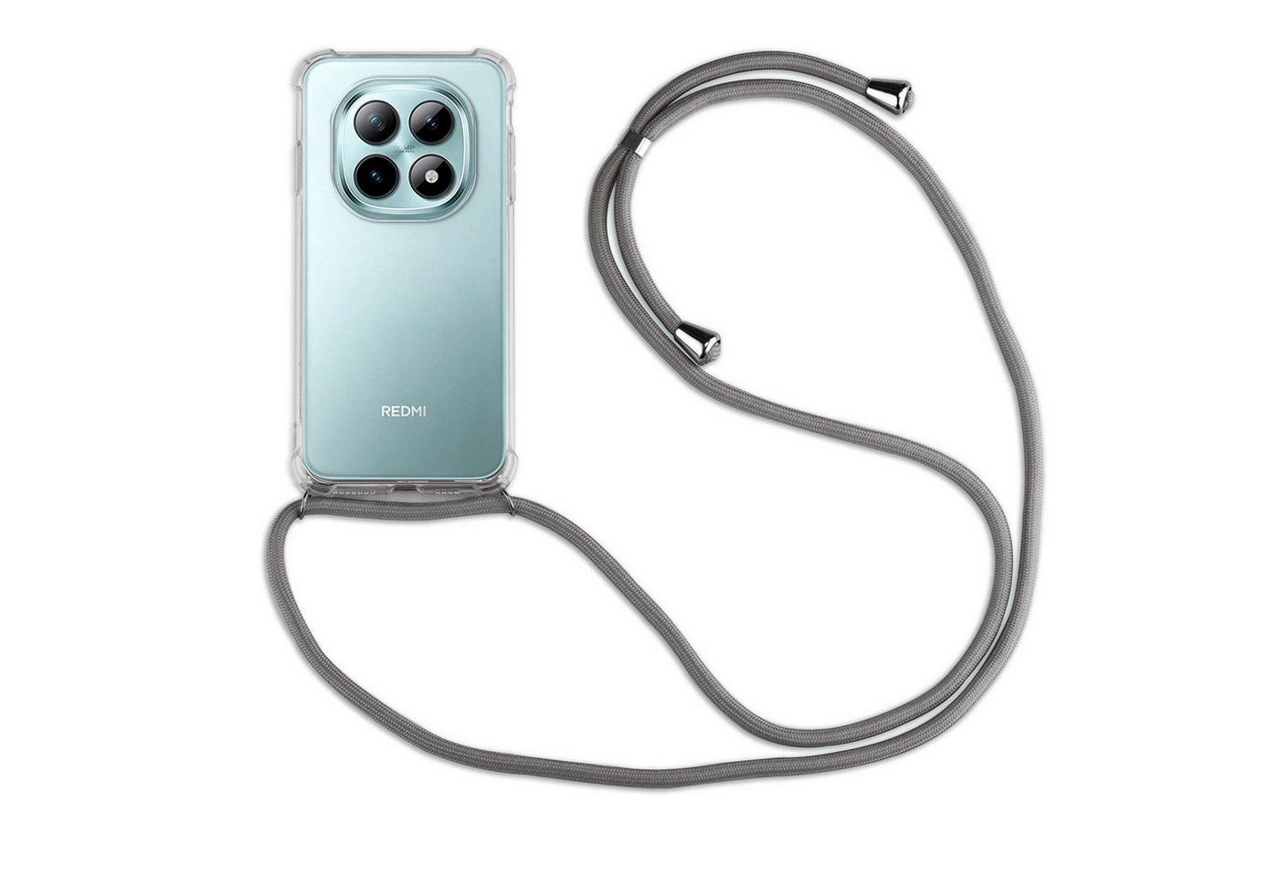 betterfon Handykette für Xiaomi Redmi Note 15 Serie Handyhülle mit Band & Kordel Kette in, Premium-Panzerung – stoßfest, kratzresistent & passgenau