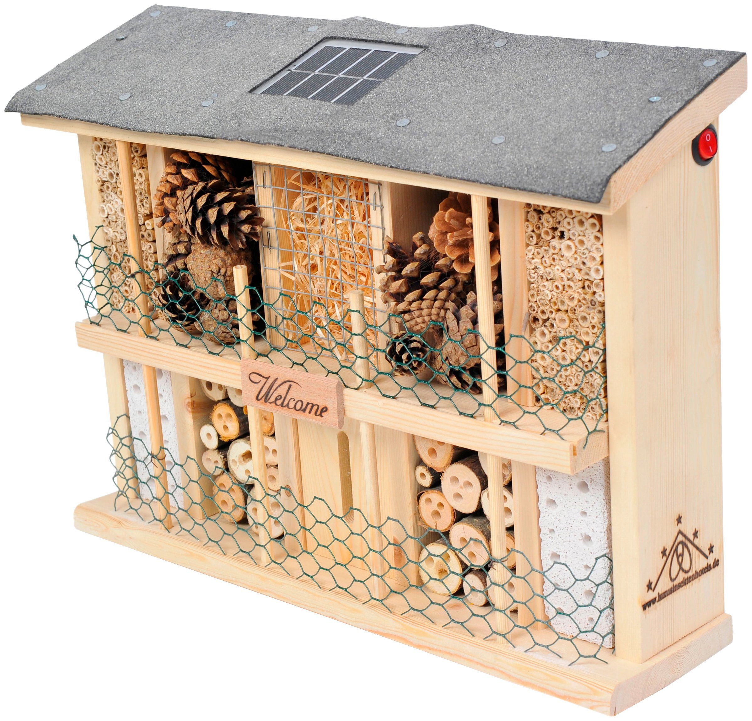 LUXUS-INSEKTENHOTEL Insektenhotel Landsonne, BxTxH: 47x12,5x34 cm