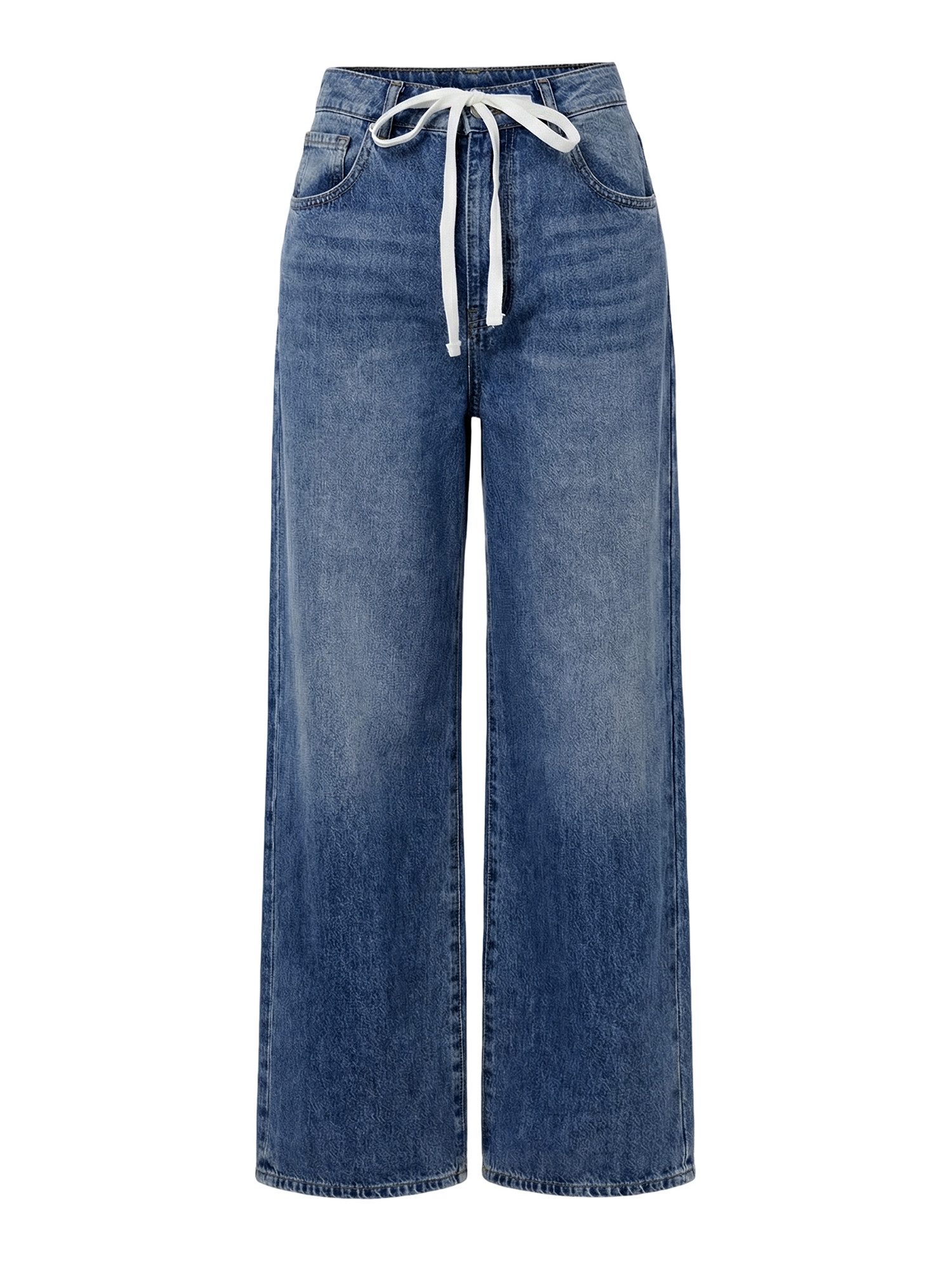 Weite Jeans Damen Locker Sitzende Boyfriend-Hose