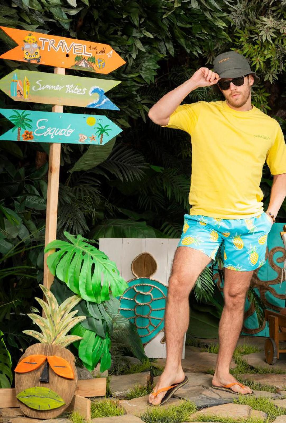 Aquarti Badeshorts Vater Sohn Boardshorts – Größen 5 Jahre bis XXL