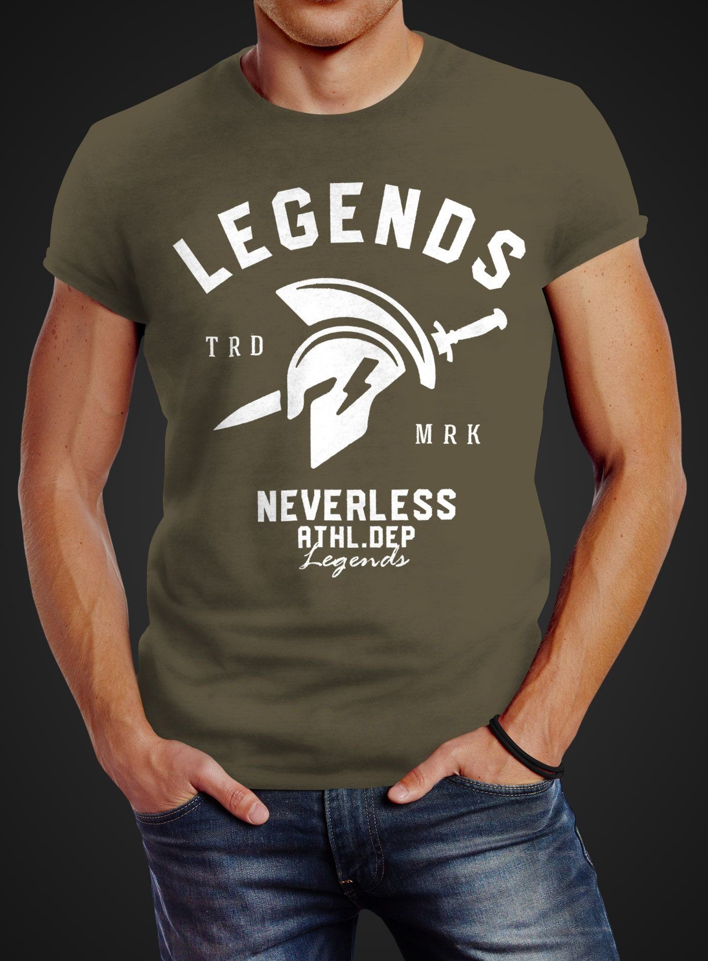 Neverless Print-Shirt Cooles Herren T-Shirt Legends günstig online kaufen