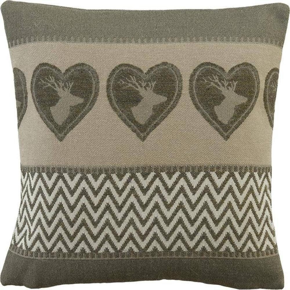 sander table + home Dekokissen Lodge Apfelgrün 40 x 40 cm