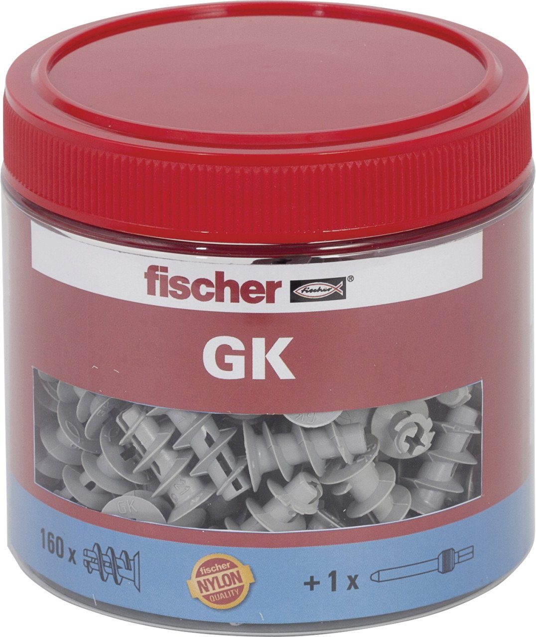 fischer Schrauben- und Dübel-Set Fischer Gipskartondübel GK 22 mm - 160 Stück