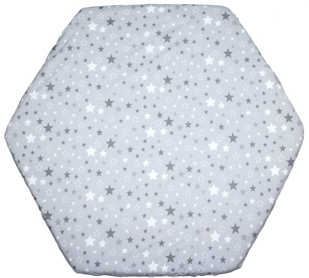 Primawela Spannbettlaken Baby Kinder 6-eck Laufgitter Laufstall Matratze 105x120cm