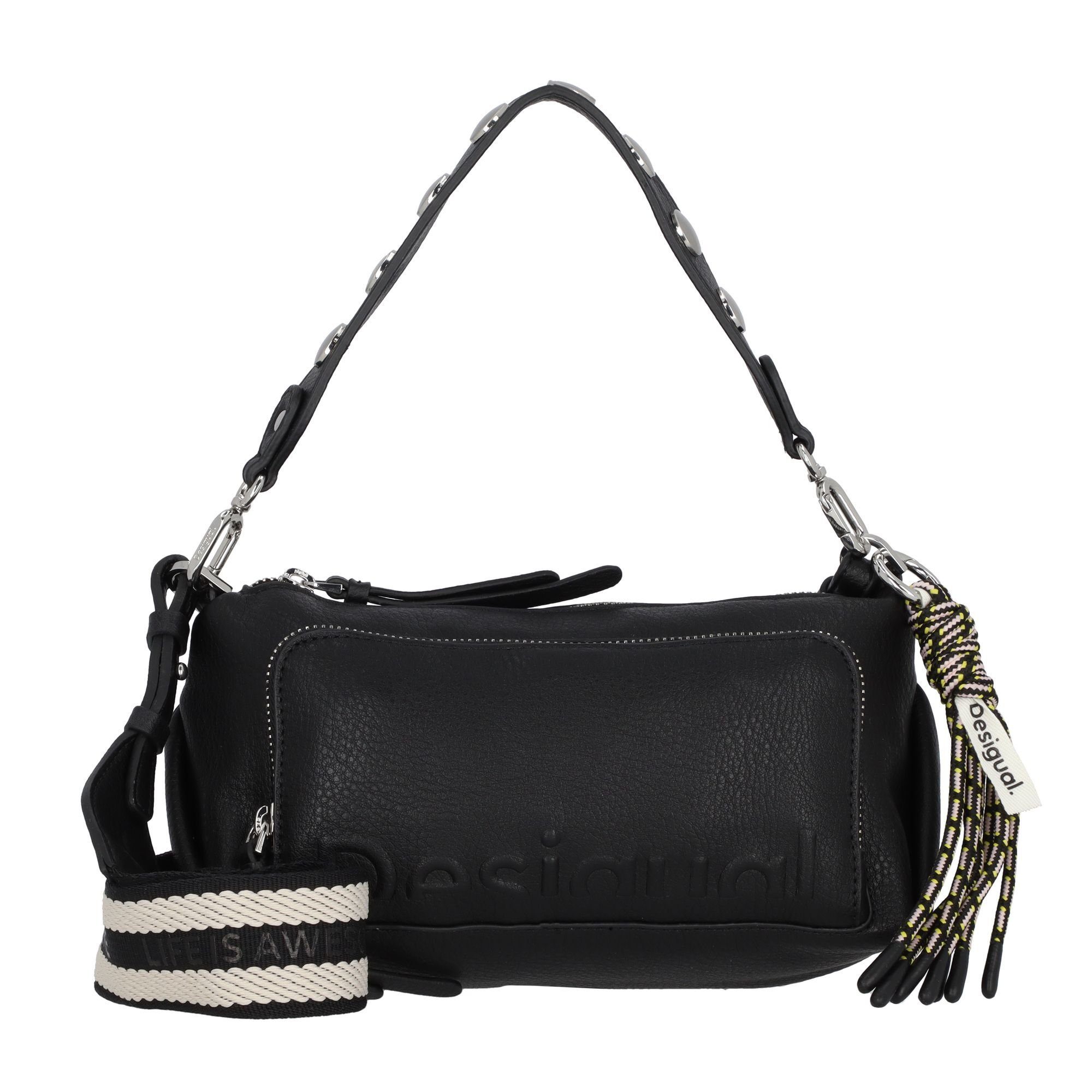 Desigual Schultertasche Basic 2, Polyurethan black