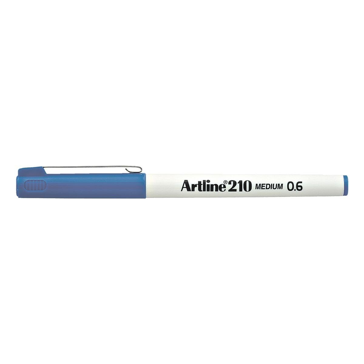 Artline Fineliner 210, lichtbeständig und dokumentenecht blau