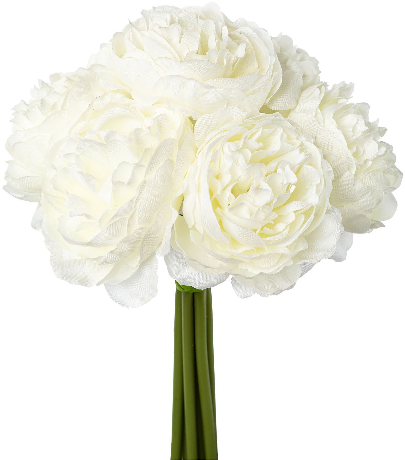 Kunstblumenstrauß Rosenbouquet, Creativ green, Höhe 23 cm, mit üppigen Blüten