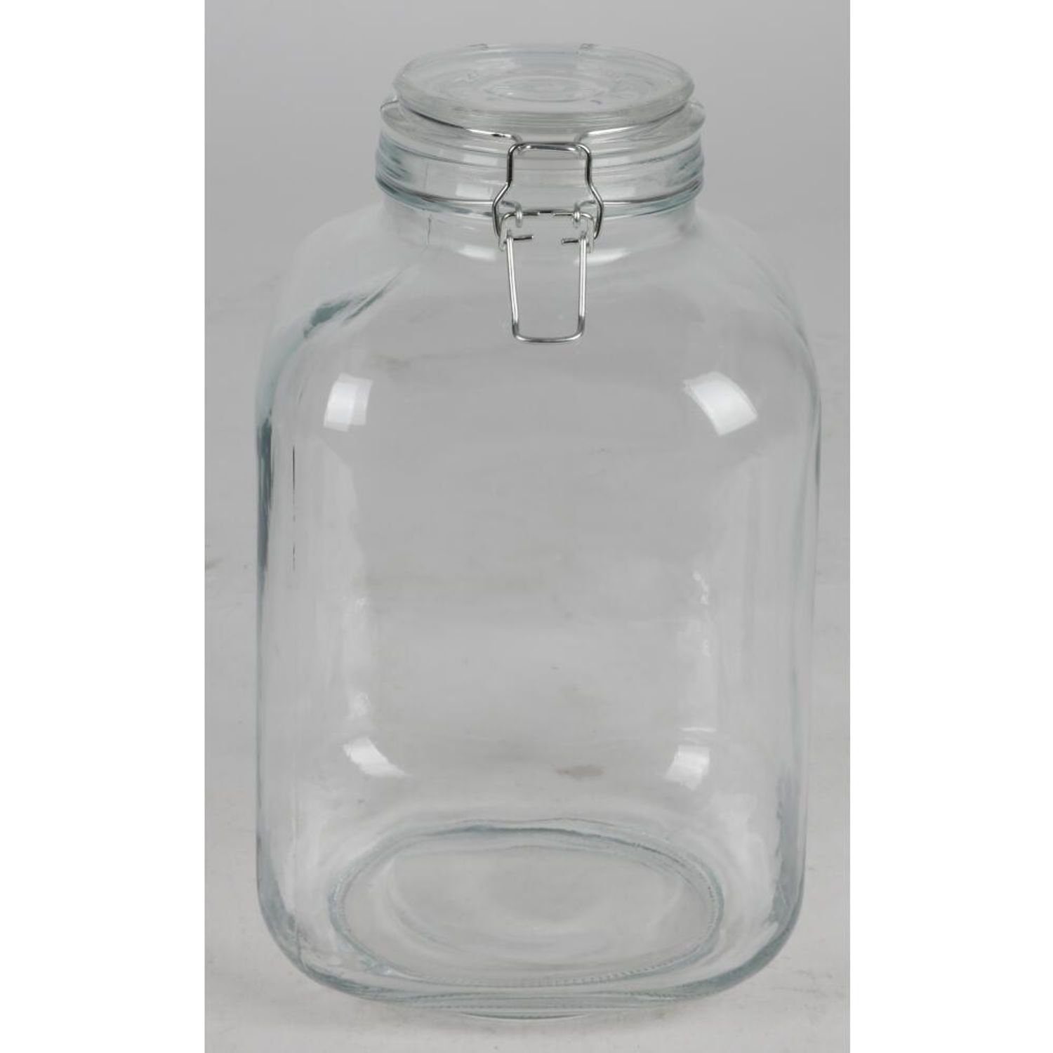 Drahtbügelglas 4,8L BURI XXL 6x Glas Gefäß, Kochen Vorratsdose Verschluss Einmachen Einwecken