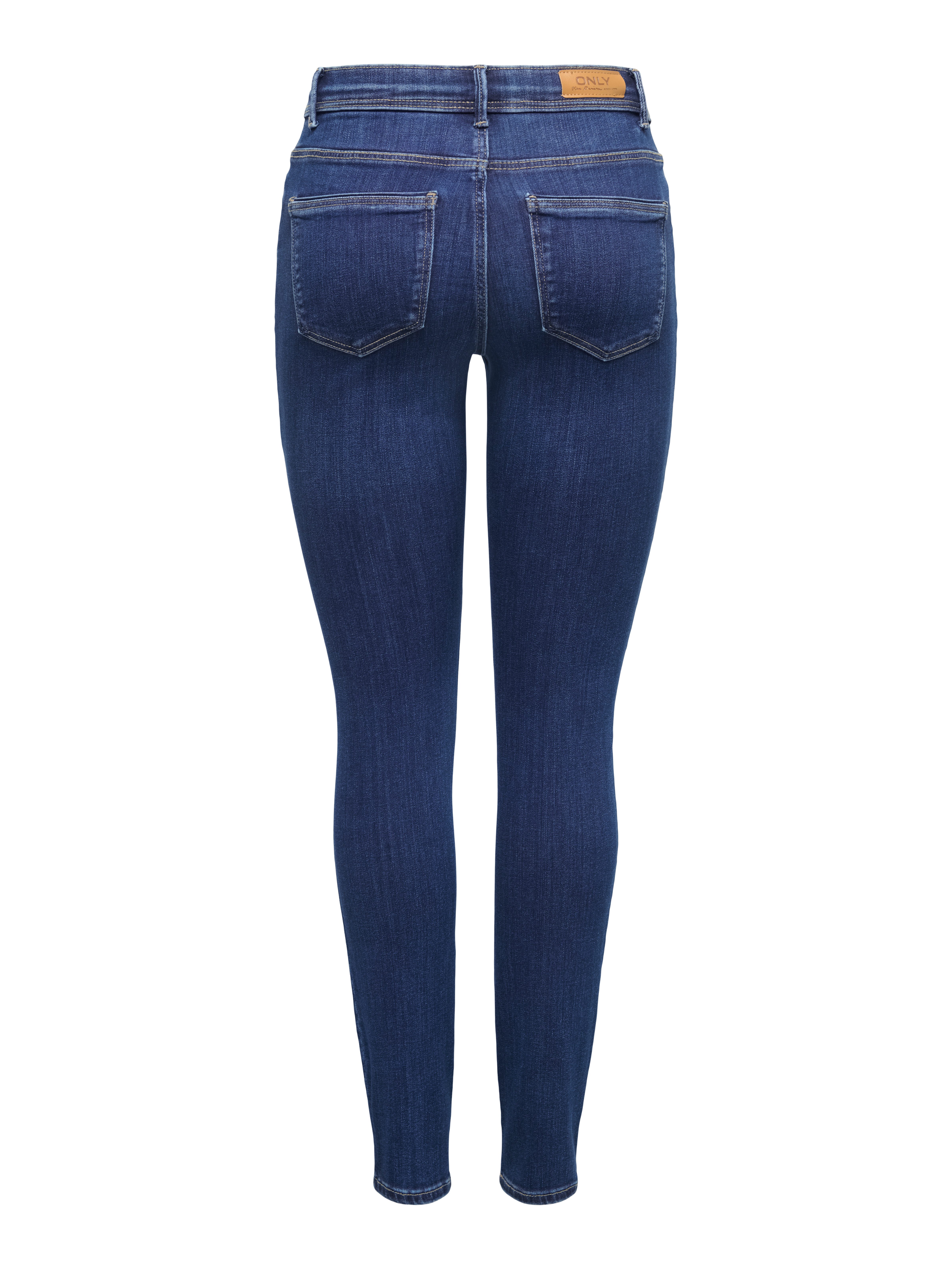 ONLY Skinny-fit-Jeans ONLLINEA MID WAIST LANK SK DNM Baumwollmischung, mid waist, skinny fit
