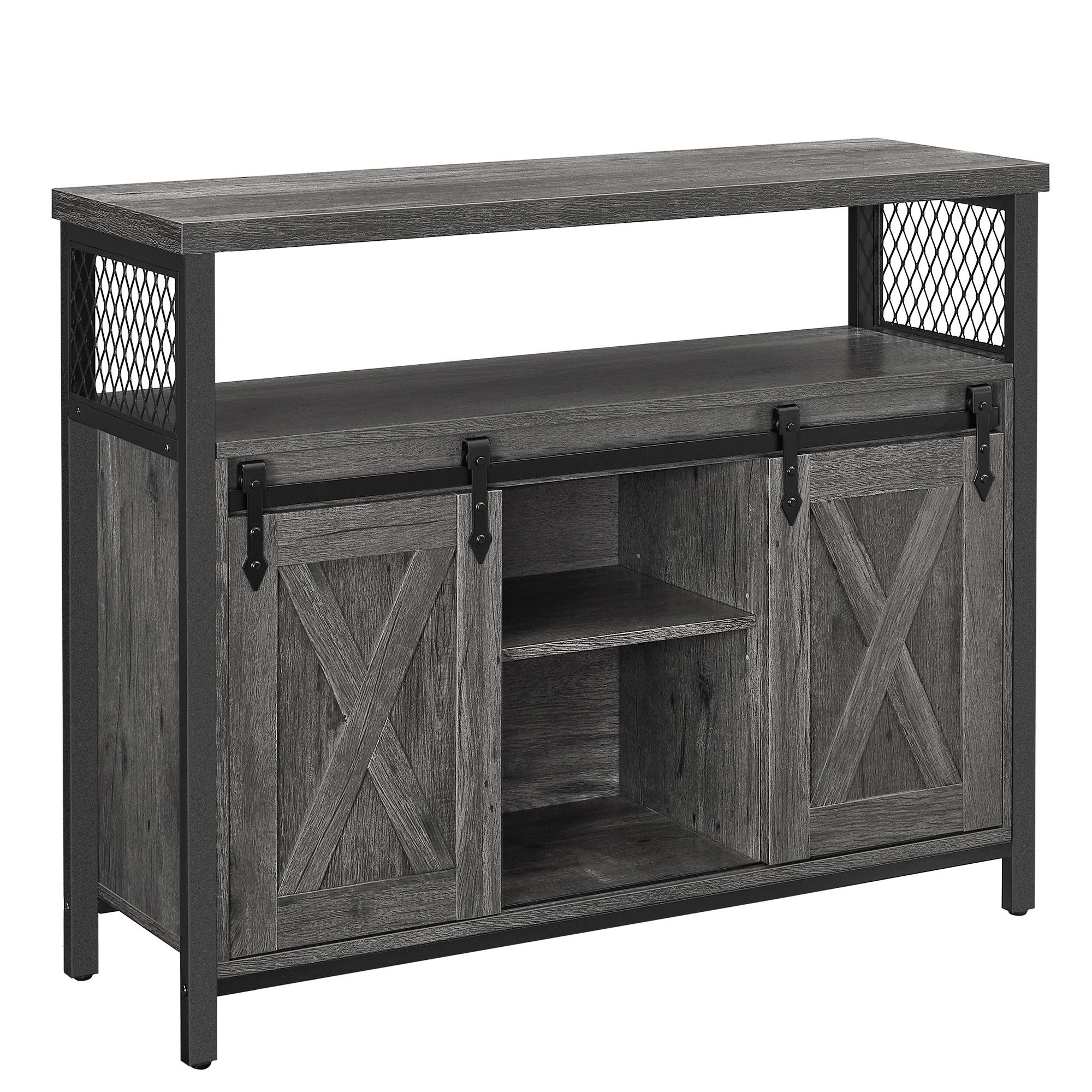 VASAGLE Sideboard Küchenschrank, mit 2 Schiebetüren günstig online kaufen