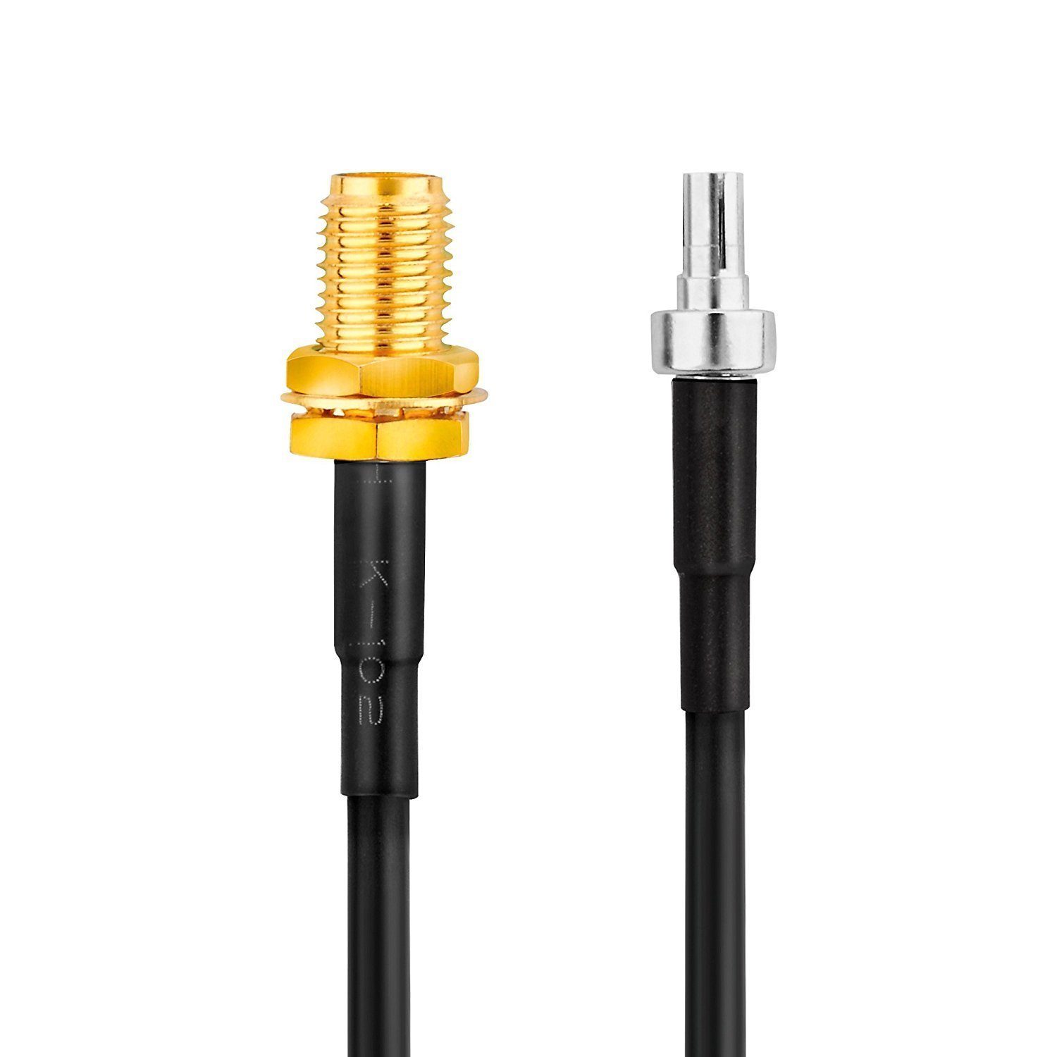 / CRC9-Stecker SAT-Kabel 20 Anten cm Pigtail gerade für Adapter-Kabel conecto SMA-Buchse