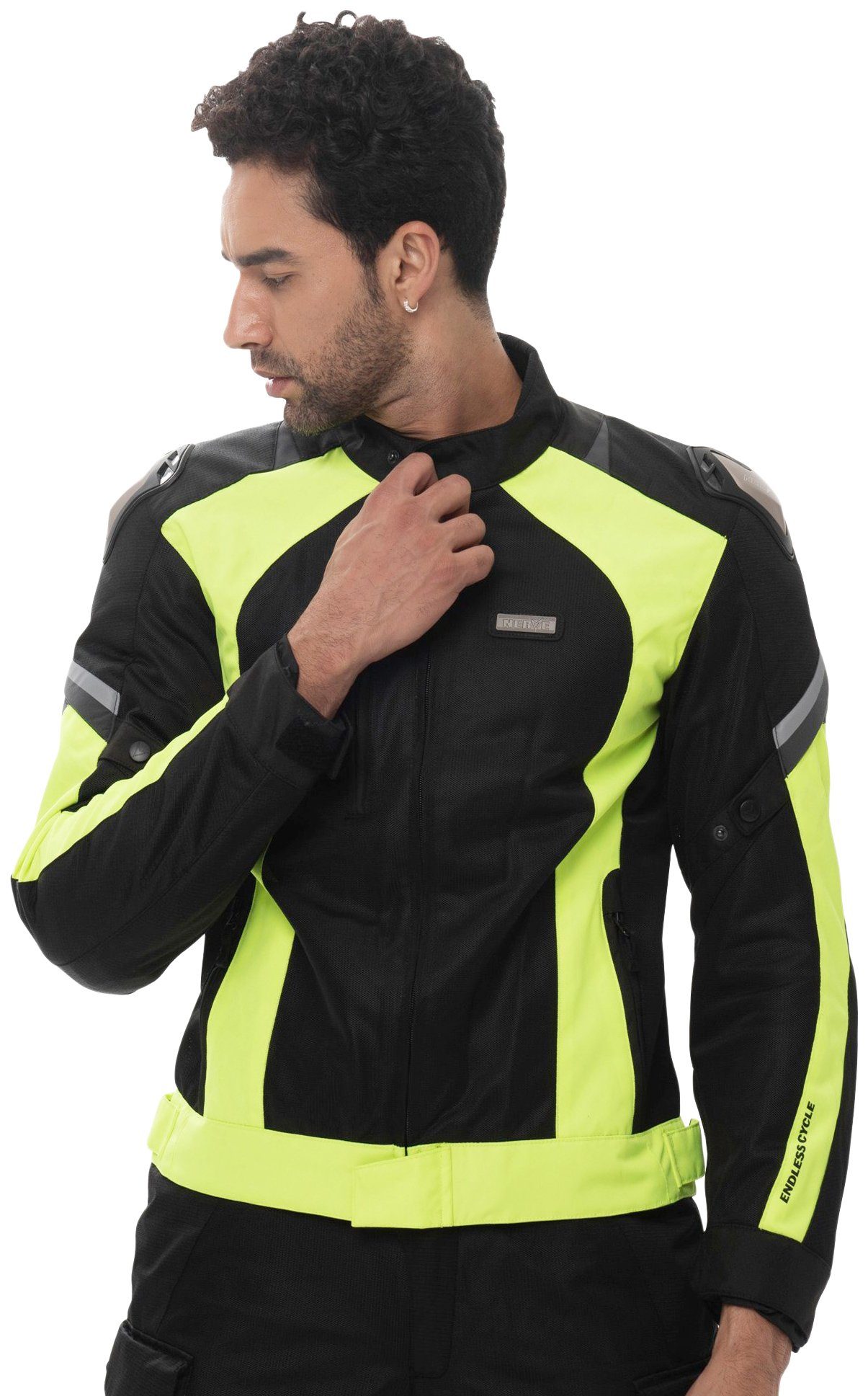 NERVE Motorradjacke Latitude Sommerjacke, mit Belüftungssystem AirVentSystem™, allergikergeeignet