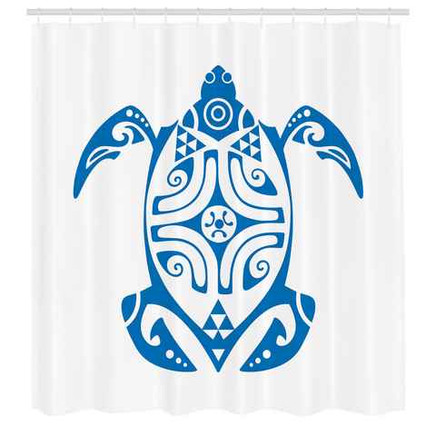 Abakuhaus Duschvorhang Moderner Digitaldruck mit 12 Haken auf Stoff Wasser Resistent Breite 175 cm, Höhe 180 cm, Schildkröte Hawaii Unterwasser-Design