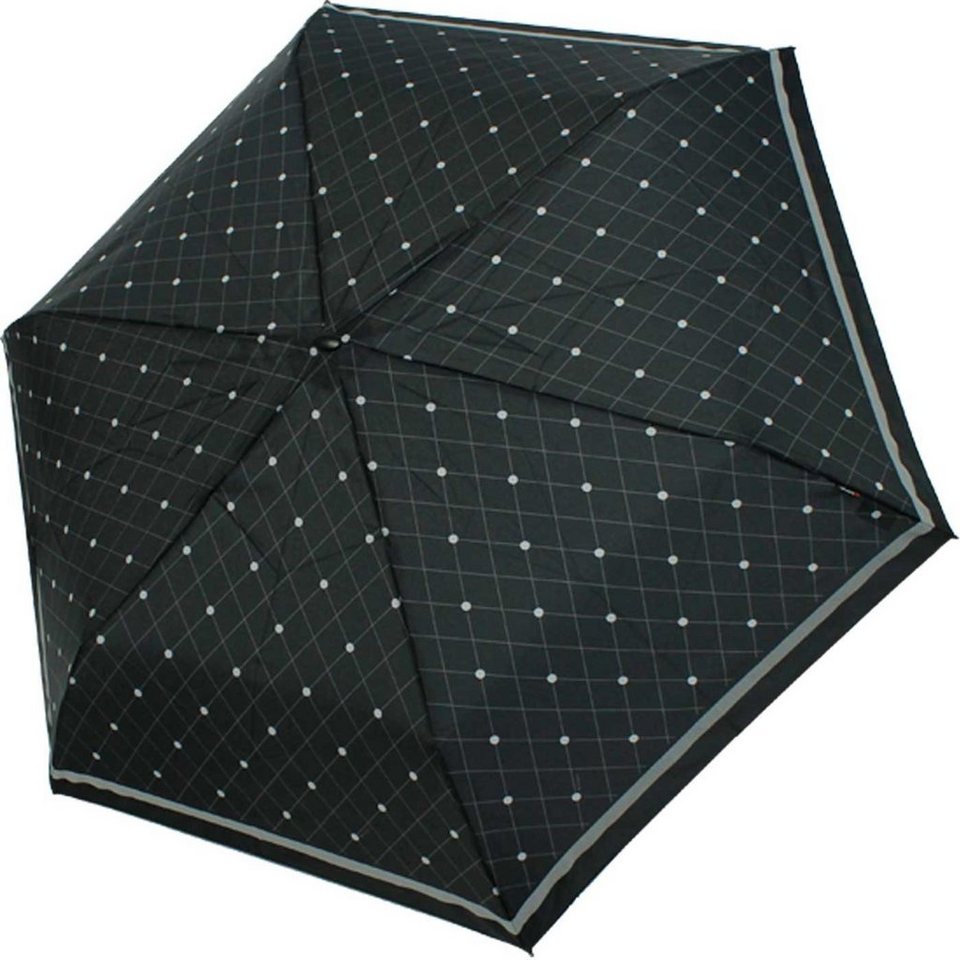 Knirps® Taschenregenschirm flacher, stabiler Schirm, passend für jede  Tasche, ein treuer Begleiter, für jeden Notfall