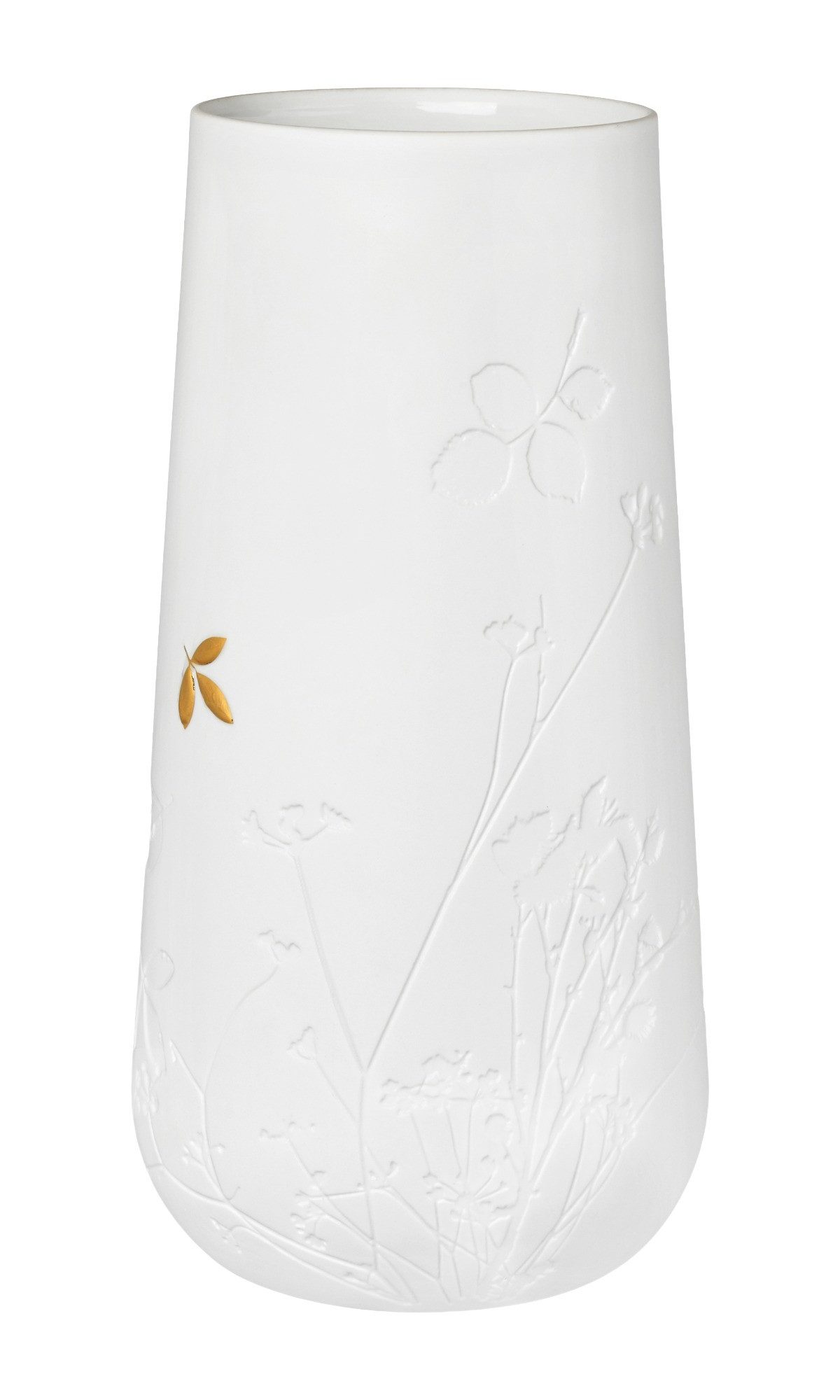 Räder Dekovase räder Vase mit goldenem Blatt Gross
