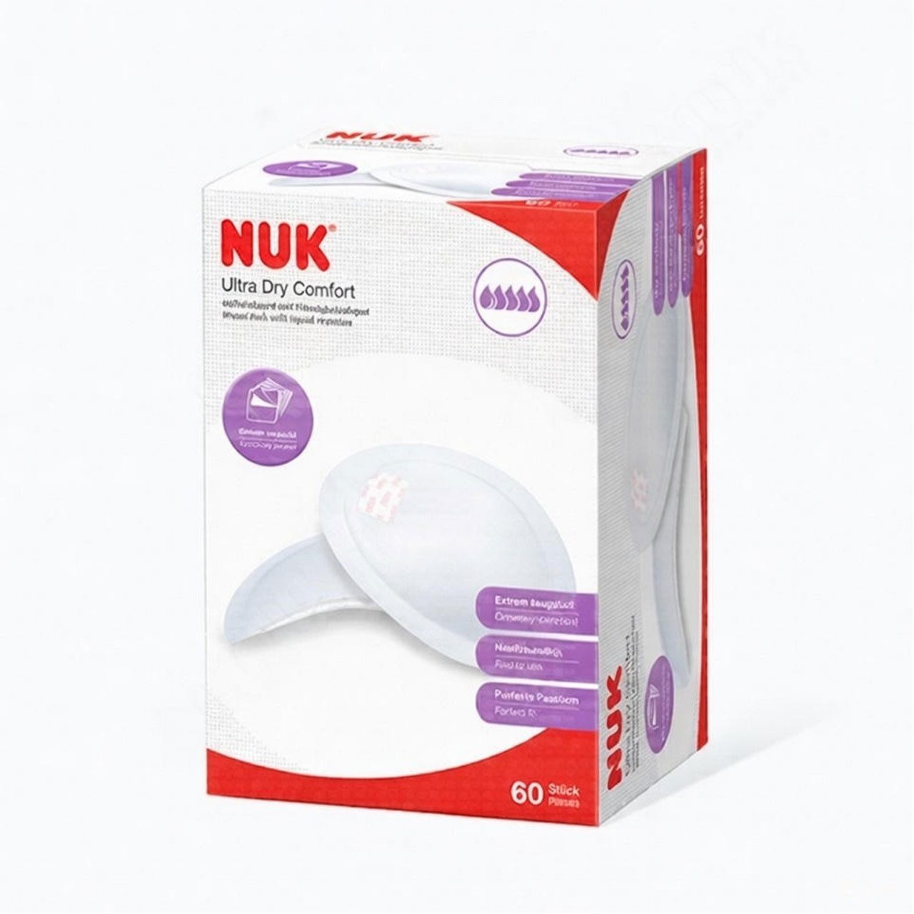 NUK BH-Stilleinlagen NUK Ultra Dry Comfort Stilleinlagen praktische 60er-Box