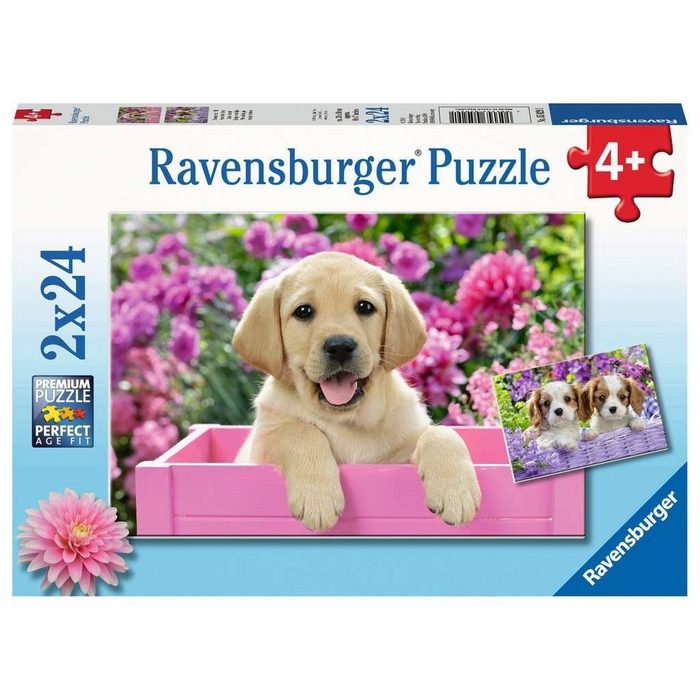 Ravensburger Puzzle Pz. Freunde mit Fell 2x24 Teile Puzzleteile