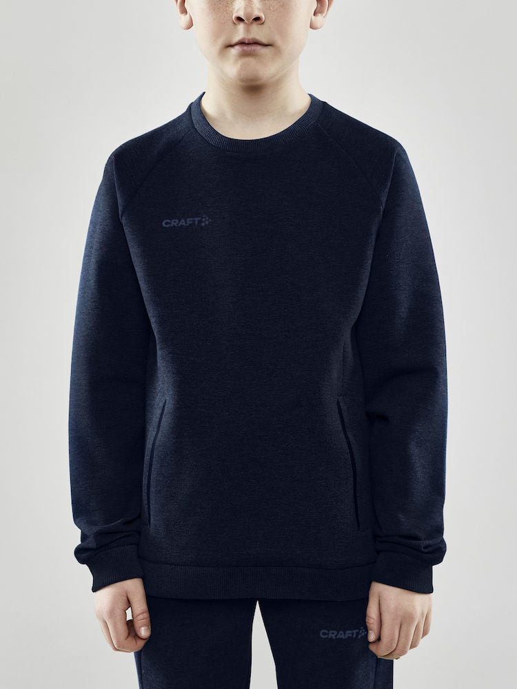 Sweatshirt Core Soul Crew (komfortable Passform, Front-Reißverschluss) darknavy