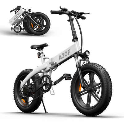 ADO E-Bike »A20F 20 * 4,0 Zoll Elektrofahrräder Klappräder«, Kettenschaltung, 250,00 W