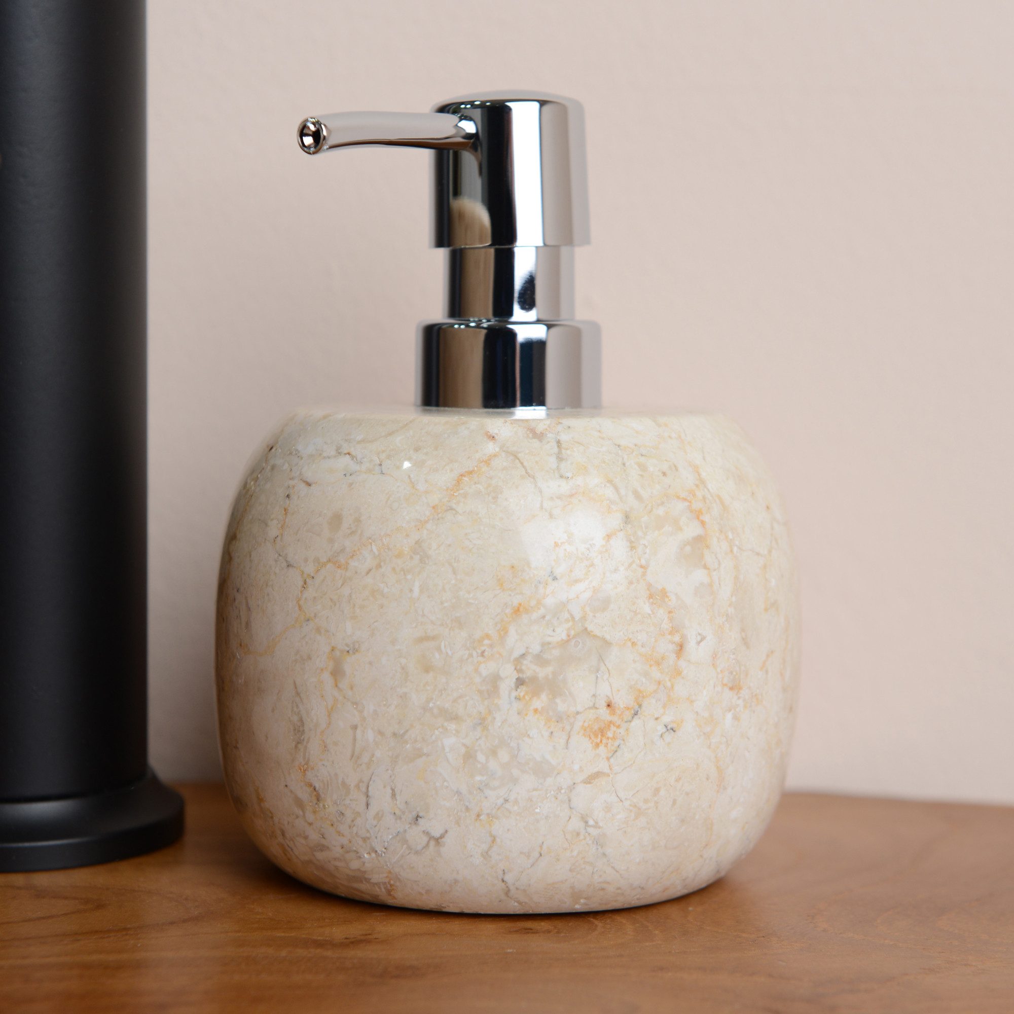 wohnfreuden Seifenspender Marmor Seifenspender Bizo creme, 30826