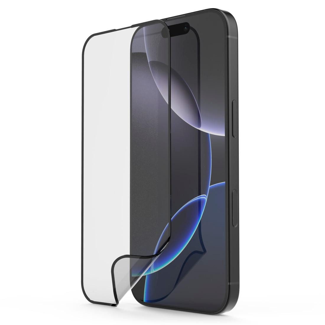 Hama Displayschutzglas Displayschutz für iPhone 16 Pro Max (Panzerglasfolie, Montagehilfe) für iPhone 16 Pro Max